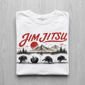 Jimothy Shirt, Jim Jitsu Shirt, Viral Seattle Raccoon Tee, Trendy Raccoon Meme Shirt, Jimothy racoon tee, oversize, famous Seattle raccoon image 6