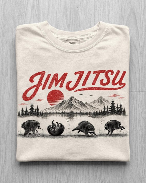 Jimothy Shirt, Jim Jitsu Shirt, Viral Seattle Raccoon Tee, Trendy Raccoon Meme Shirt, Jimothy racoon tee, oversize, famous Seattle raccoon