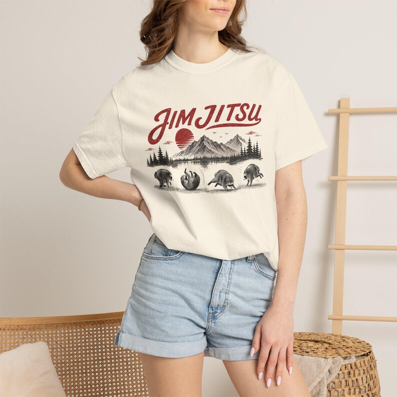 Jimothy Shirt, Jim Jitsu Shirt, Viral Seattle Raccoon Tee, Trendy Raccoon Meme Shirt, Jimothy racoon tee, oversize, famous Seattle raccoon image 13