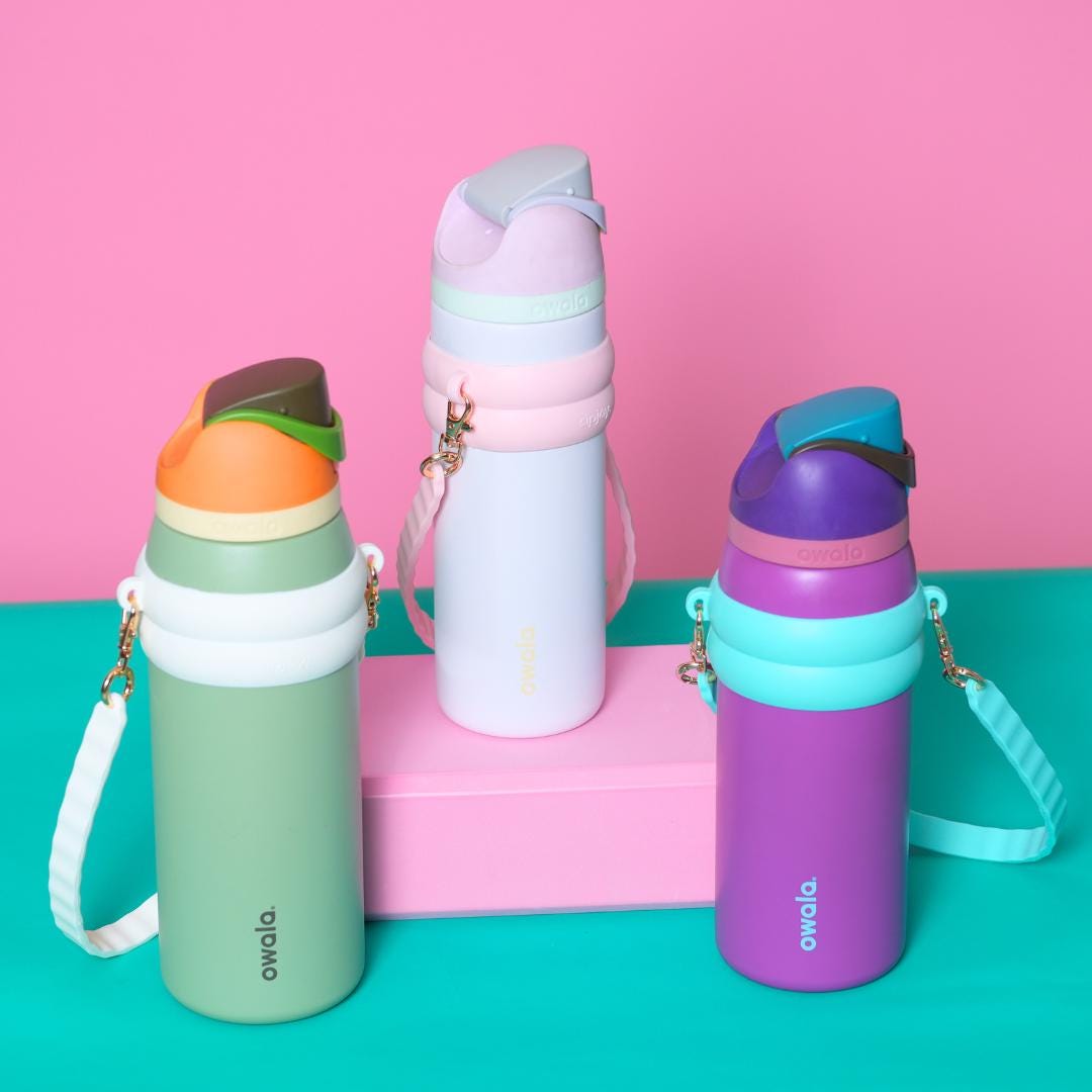 Silicone Bottle Band with Strap, Tumbler Carrier, Owala Accessories, Sippy Cup Holder, Owala Water Bottle Handle Strap, Water Bottle Holder