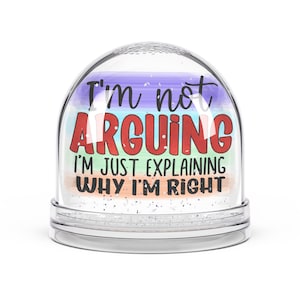 Fun Snow Globe, Whimsical Home Decor, Playful Gift for Friends, Perfect for Birthdays, Conversation Starter