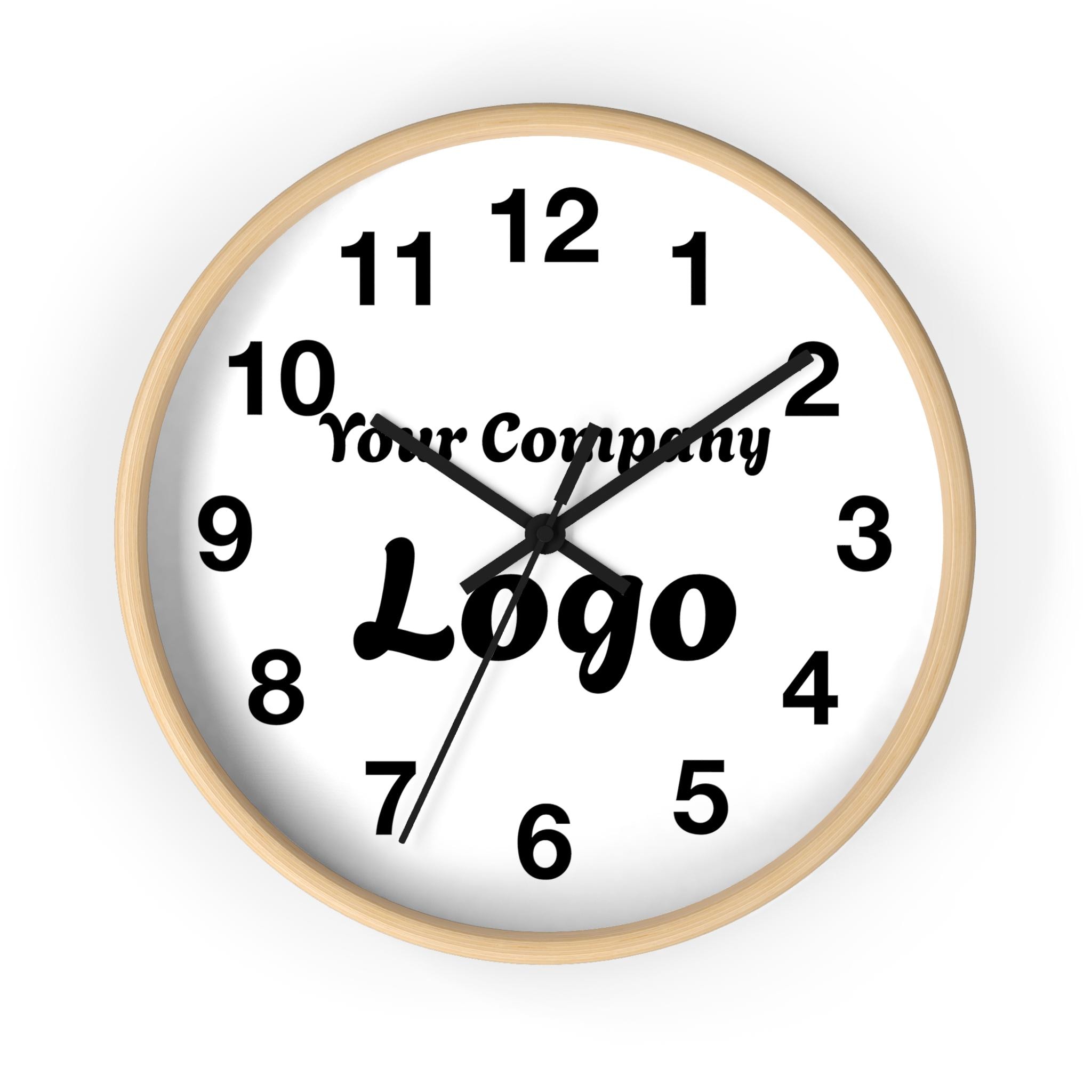 Personalized Company Logo Wall Clock: Custom Corporate Gift - Etsy