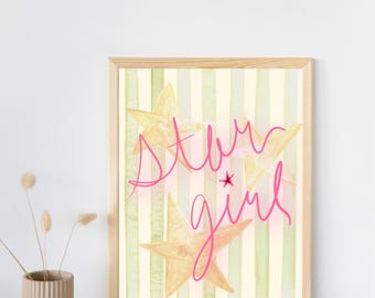 Impresión digital de Star Girl