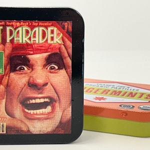 80&#39;s Rock Magazine Clipping Tin