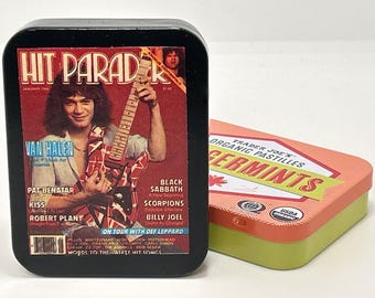 80's Rock Magazine Clipping Mint Tin