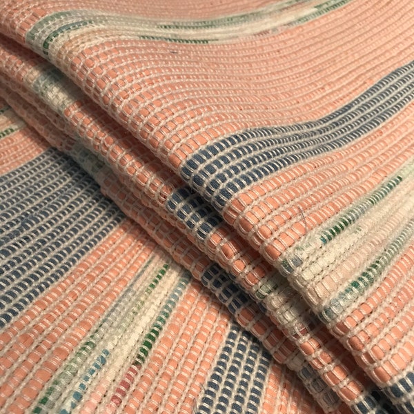 New Handwoven French-Canadian Twin Catalogne Blanket