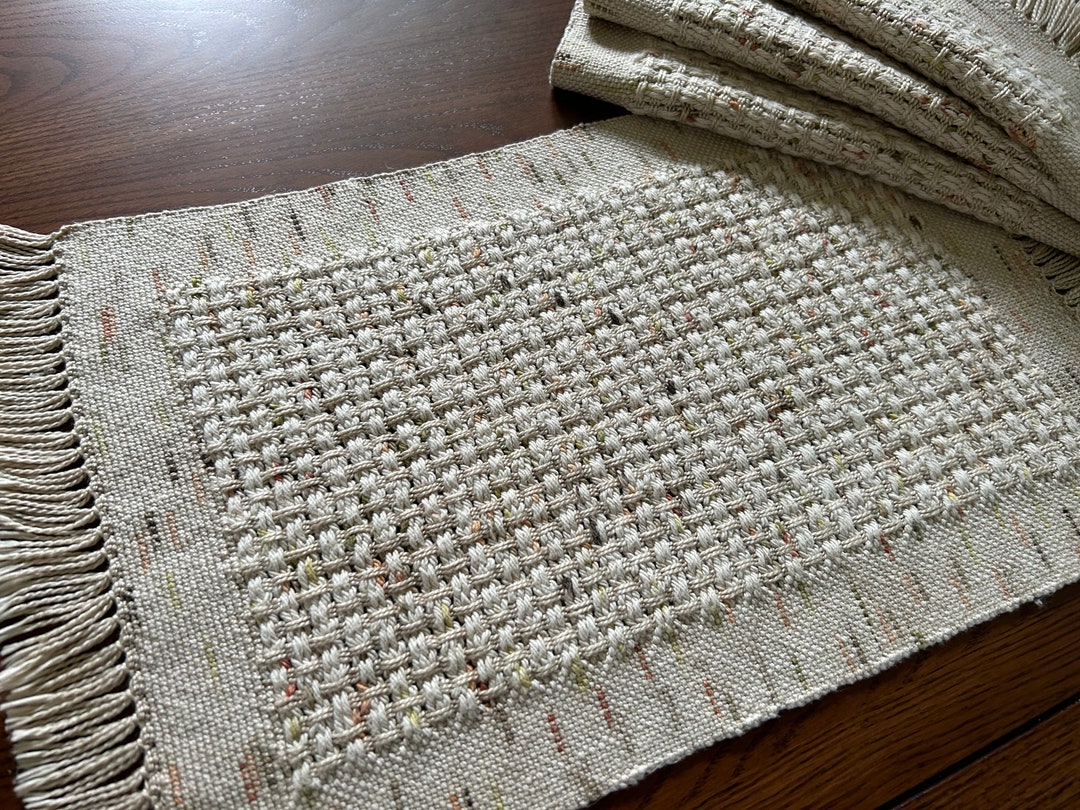 Set of 4 New Handwoven Placemats Etsy