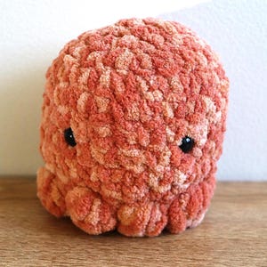 Crochet Octopus Stuffed Animal, Handmade Amigurumi Plushie, Ocean Plush, Octopus Gift, Cute Unique Octopus Toy, Marine Life, Sea Creature