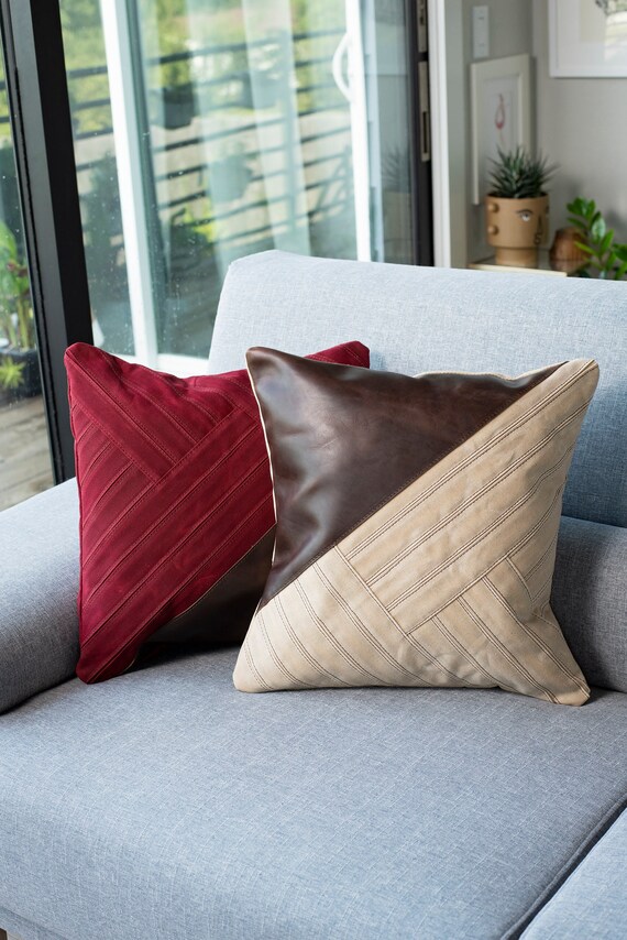 Decorative Pillow for Couch Geometric Throw Pillow Handwoven From