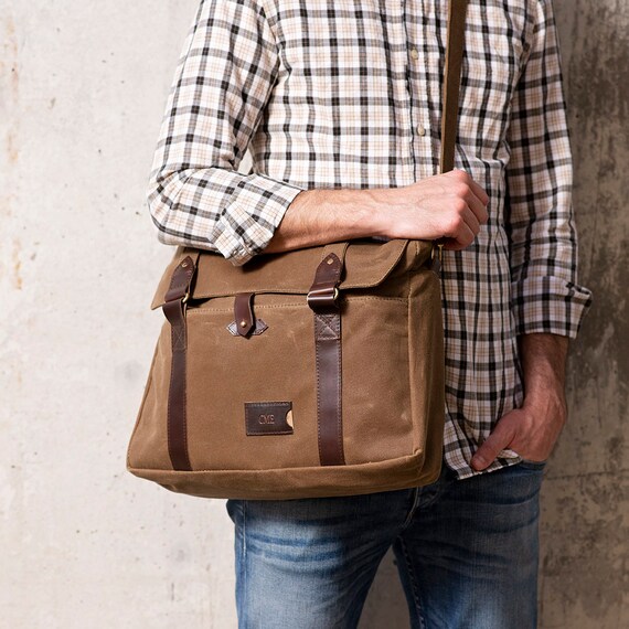 personalized canvas laptop bags