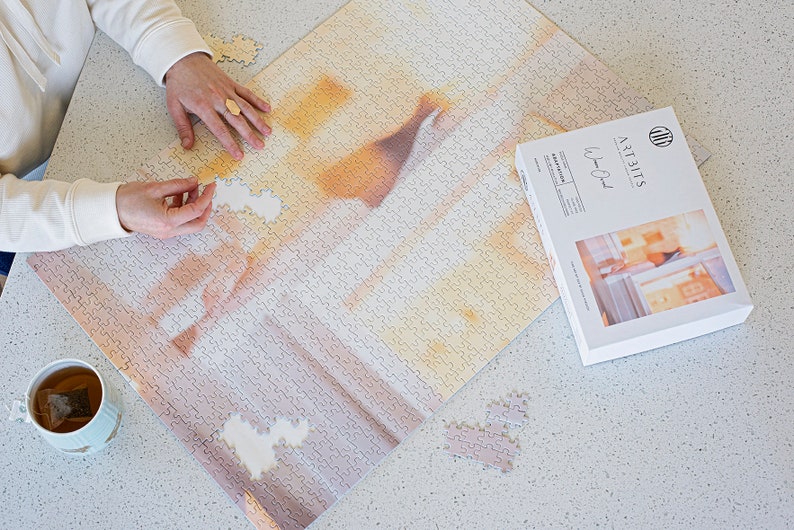 Anpassung 1000 Teile Puzzle für Erwachsene nach Originalfotografie, Muttertagsgeschenk Bild 2