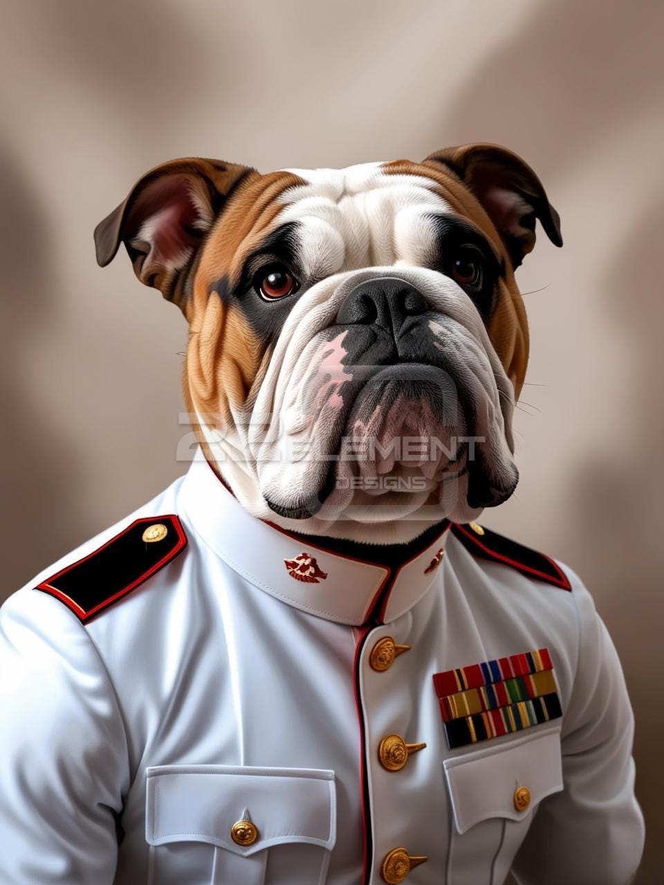 U.S. MARINES ミリタリー　犬の像（軍帽着用） Marine Dog Uniform - Etsy