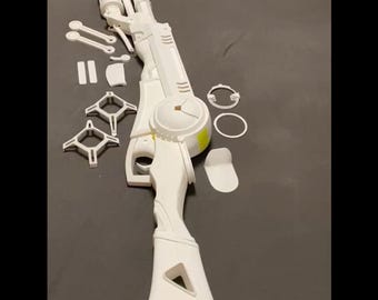 Caitlyn Prop Arcane Staffel 2 (League of Legends, LoL), detaillierter 3D Druck für Cosplayer, Vi & Jinx inspiriert