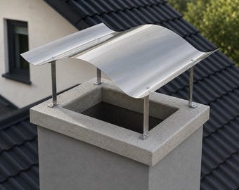 Chapeau de cheminée en acier inoxydable AISI 304, résistant aux acides, chapeau de cheminée, couvercle de cheminée résistant à la pluie