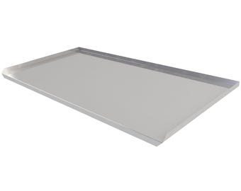 Planche à pâtisserie en acier inoxydable - plateau de table pour gâteaux, pâtisserie, confiserie - acier résistant aux acides, pour cuisines et gastronomie, différentes dimensions