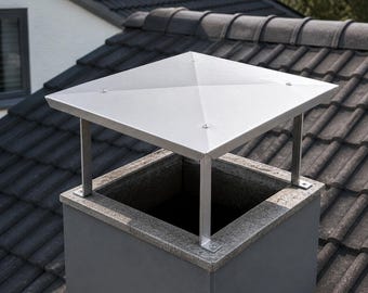 Chapeau de cheminée en acier inoxydable AISI 304, résistant aux acides, chapeau de cheminée, couvercle de cheminée résistant à la pluie