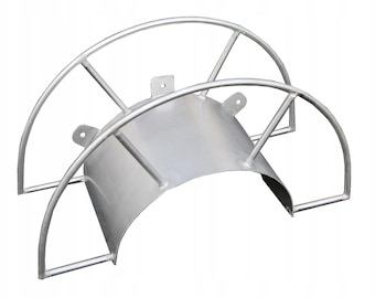 Support de tuyau d'arrosage en acier inoxydable - Rangement solide et pratique dans votre jardin