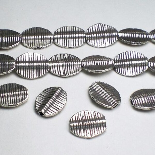 14mm Disc Bead Karen Hill Tribe Fine Silver 3 pcs. HT-244