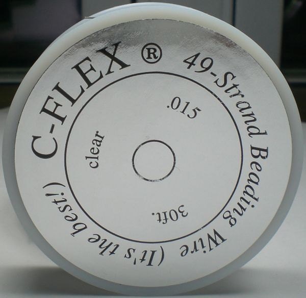C-Flex 49 Strand Beading Wire Medium .015 30 Feet CFlex015