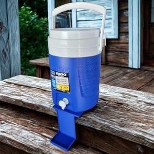 Three D Printed Design Beverage Drip Catcher Drink Dispenser Guard PLA Material Construction Durable Kitchen Accessory Party Station Essential Liquid Spill Protector Prevent Sticky Messes Floor Protection Solution Six Inch Tall Four Inch
