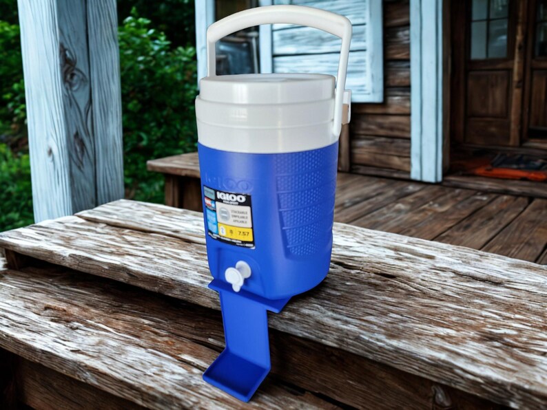 Three D Printed Design Beverage Drip Catcher Drink Dispenser Guard PLA Material Construction Durable Kitchen Accessory Party Station Essential Liquid Spill Protector Prevent Sticky Messes Floor Protection Solution Six Inch Tall Four Inch