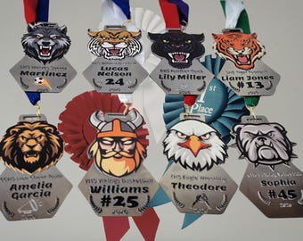 Custom 4-H Medal Special Award Premium Quality Stainless Steel Hexagon Design 4-H Recognition Team Achievement Championship