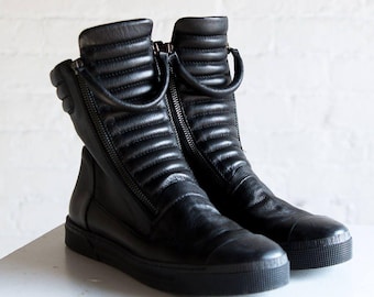 ミドルブーツ ROLAROLA ROLAROLA X ATT LEATHER MIDDLE BOOTS 4BFT059 ROLAROLA☆大人気☆ROLAROLA X ATT LEATHER MIDDLE BOOTS