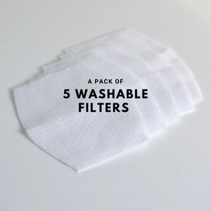 Face Mask Filters, Facemask Filters, Protective Mask Filters, PPE Mask Filters, Express Shipping, Marcella MA1567 White 02-G