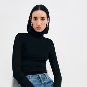 Women's high neck turtleneck hot sale