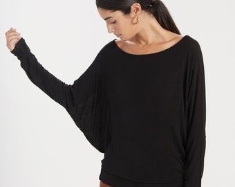 black batwing shirt