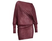 Off Shoulder Sweater, Asymmetric Blouse, Oversize Cardigan, Jumper, Charlotte Sweater, Marcellamoda k - MB0797