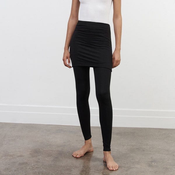 Yoga Pants With Skirt Etsy