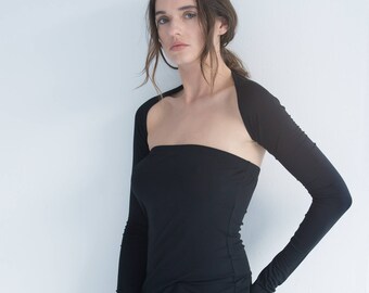 black evening bolero