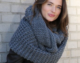 Chunky Cable Knit Scarf — Irish Moon