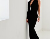Evening Gown Formal Dress Prom Dress One Shoulder Dress Black Dress Maxi Dresses Unique Dress Marcellamoda - MD0141