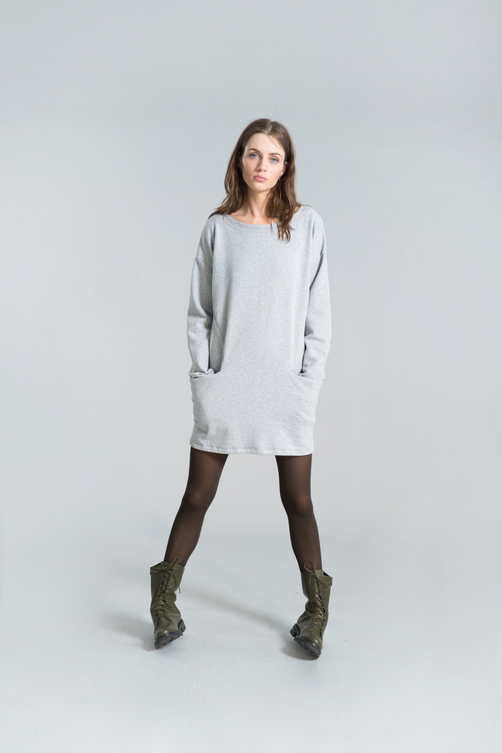 sweatshirt tunic dress