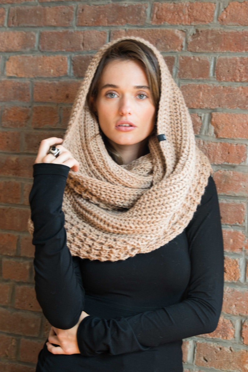 Unique Scarf Scarf Infinity Oversize Scarf Thick Chunky Etsy