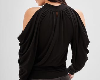 fancy cold shoulder tops