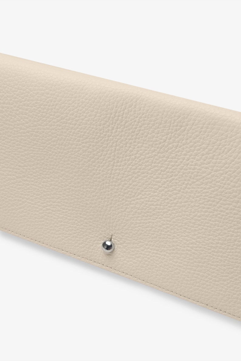 Extra-Long Clutch, Leather Clutch, Italian Leather Clutch Bag, Envelope Clutch, Slim Clutch, Belle Leather Clutch, Marcella MA1089 image 8