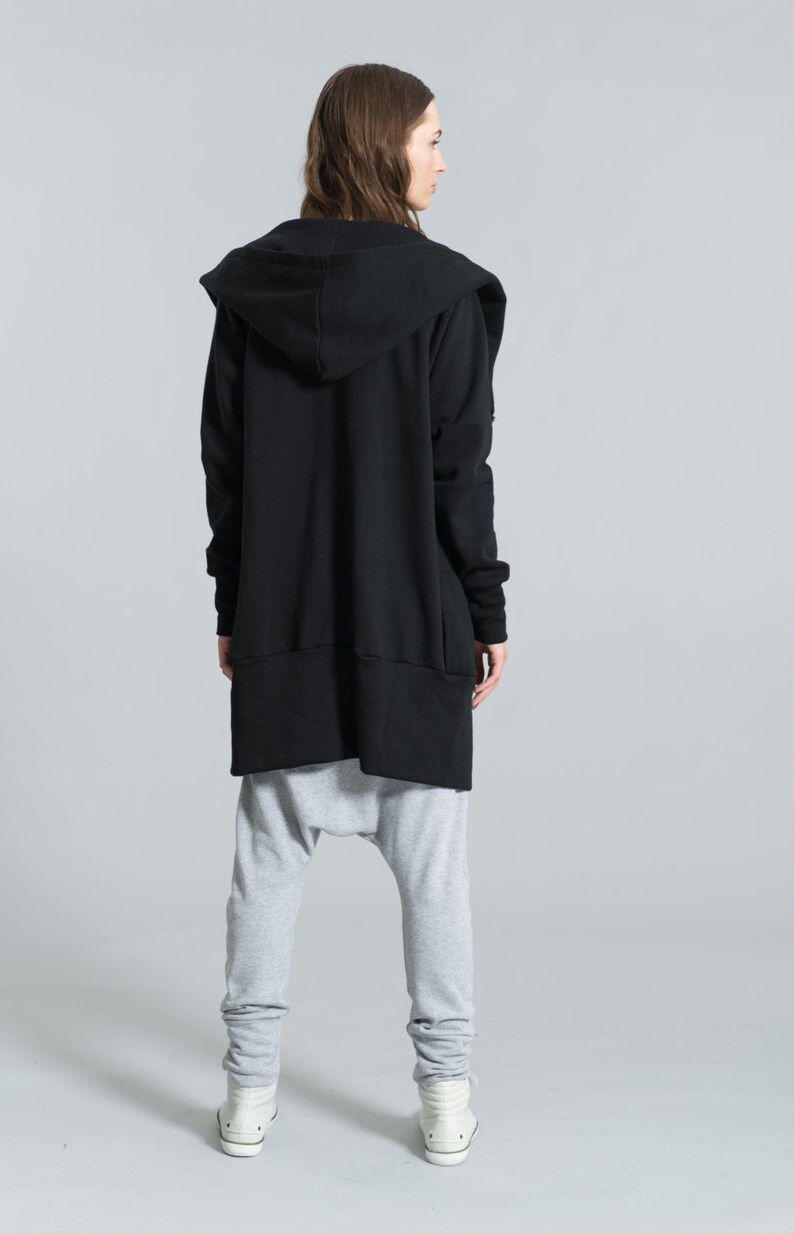 Double Zipper Hoody Sweatshirt Zip Hoodie Womens Hoodies Etsy