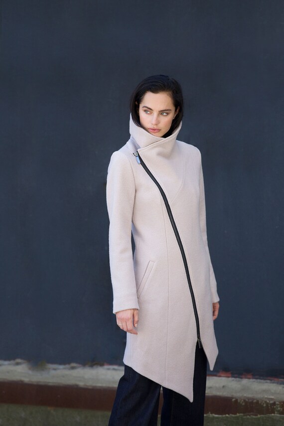 asymmetrical coat