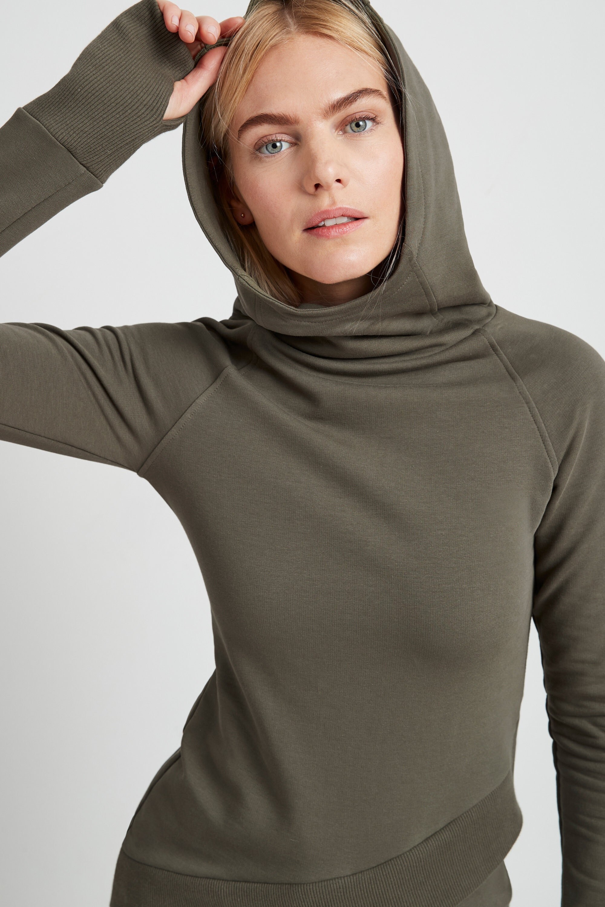 Layered Hem Hoodie, Hooded Sweatshirt, Sweatshirt With Extra Layered Hem Hoodie, Hooded Sweatshirt, Sweatshirt With Extra