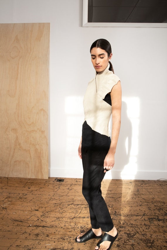NEW Stylish Light Beige Bolero Elegant Wear Knit Bolero Sleeveless Cardigan Cotton Sweater Beige Vest Marcellamoda MC1141