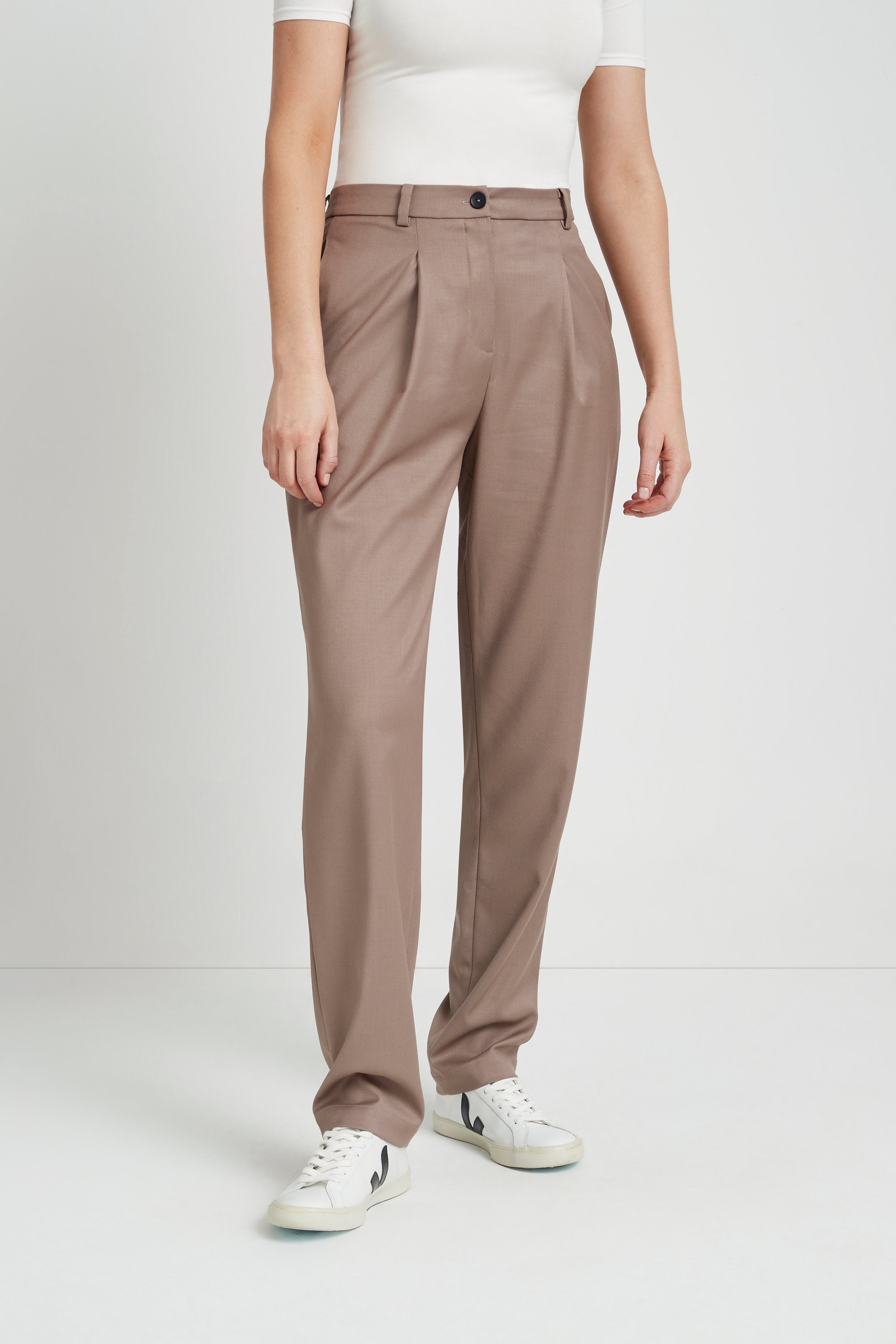 taupe brown pants