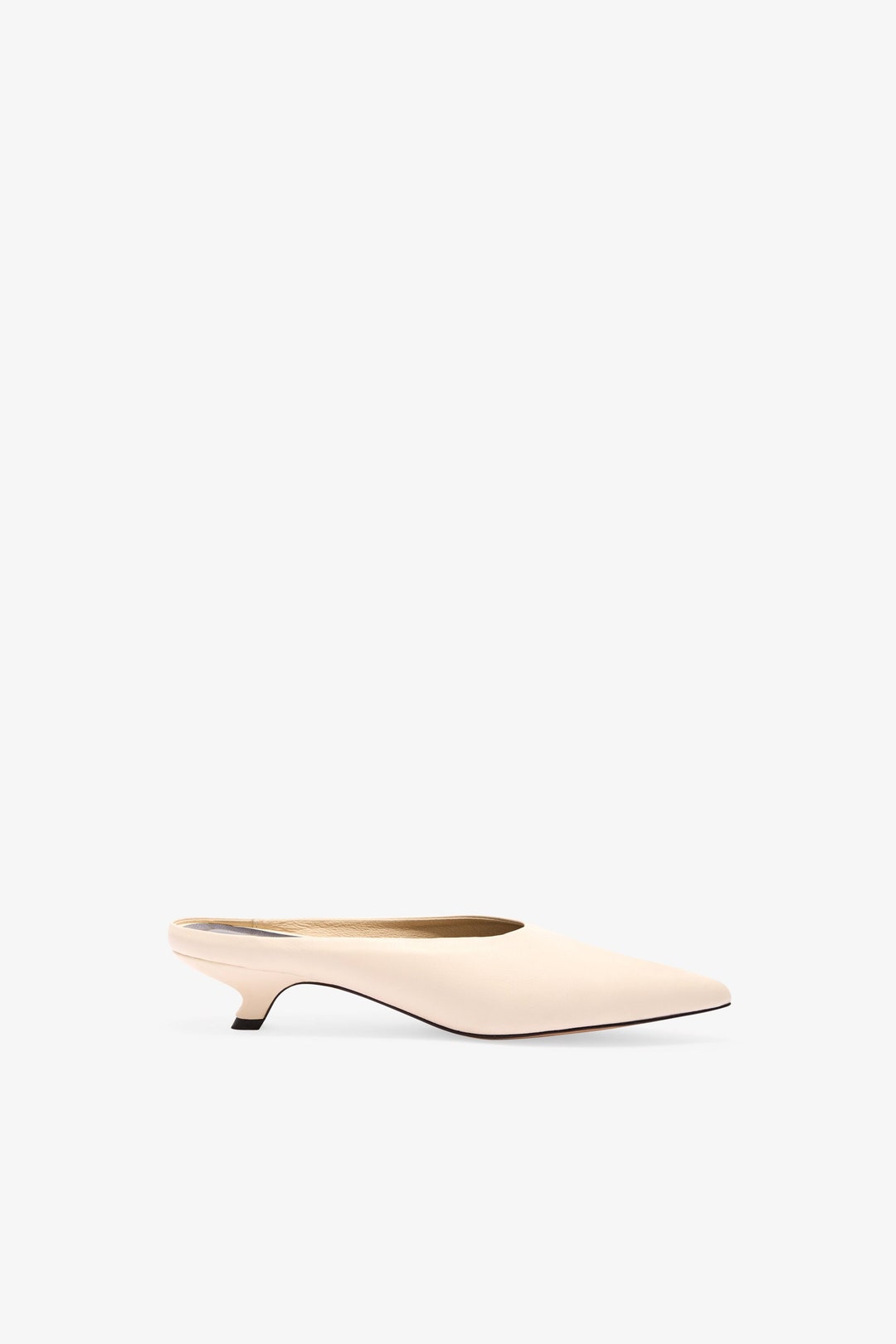 Open toe kitten heel mules deals
