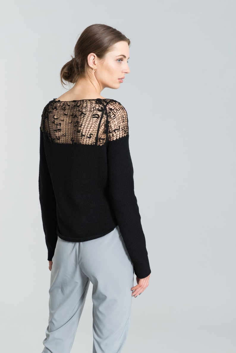 sheer sweater