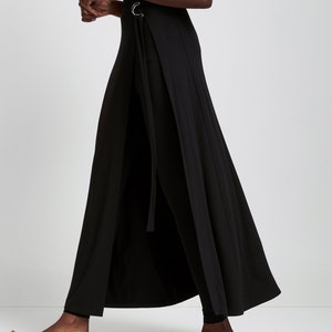 Skirted Leggings, Unique Trousers, Belted Leggings, Maxi Skirt, Elegant Pants, Skirt With Pants, Waverly Pant, Marcella MP1645 image 5