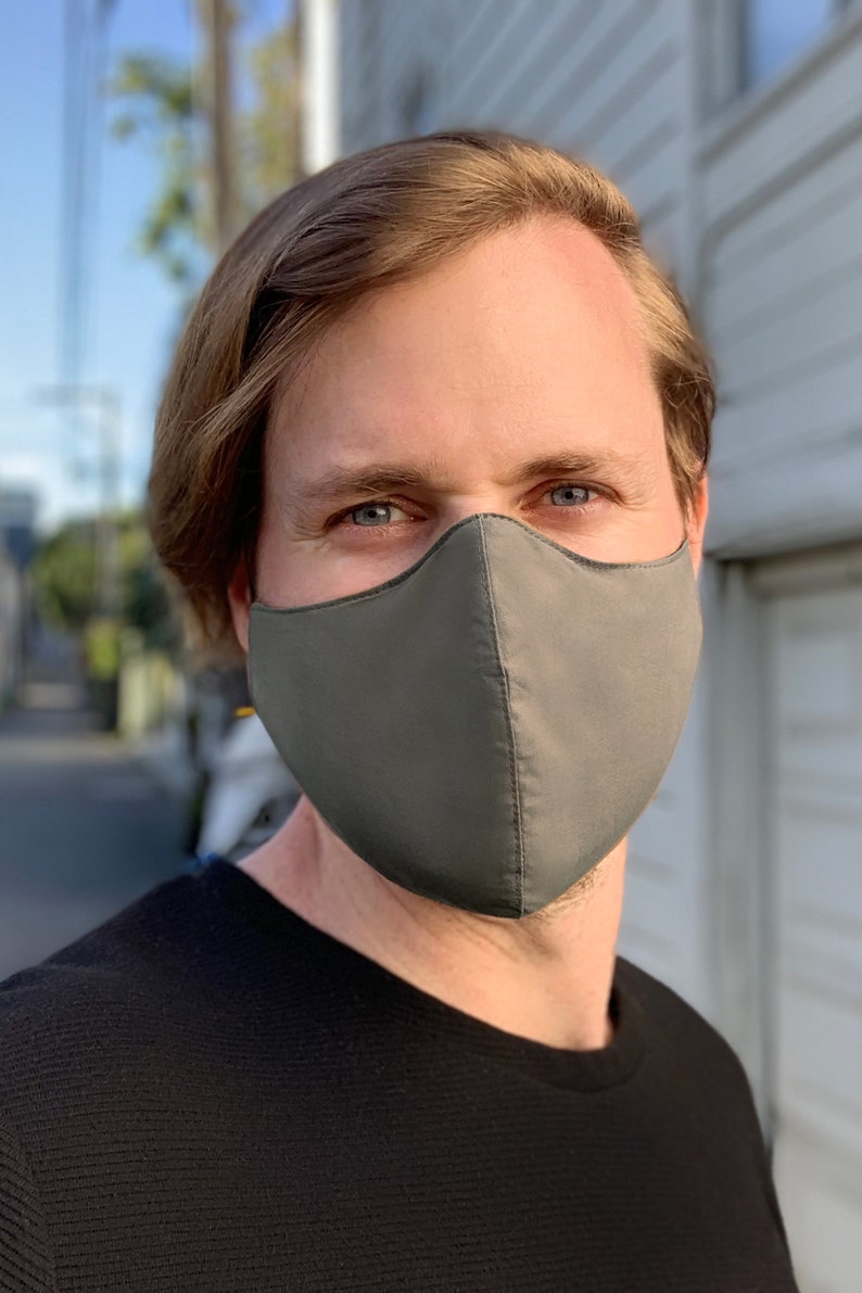 Extra Large Face Mask with Filter Cotton Facemask with Nose Etsy