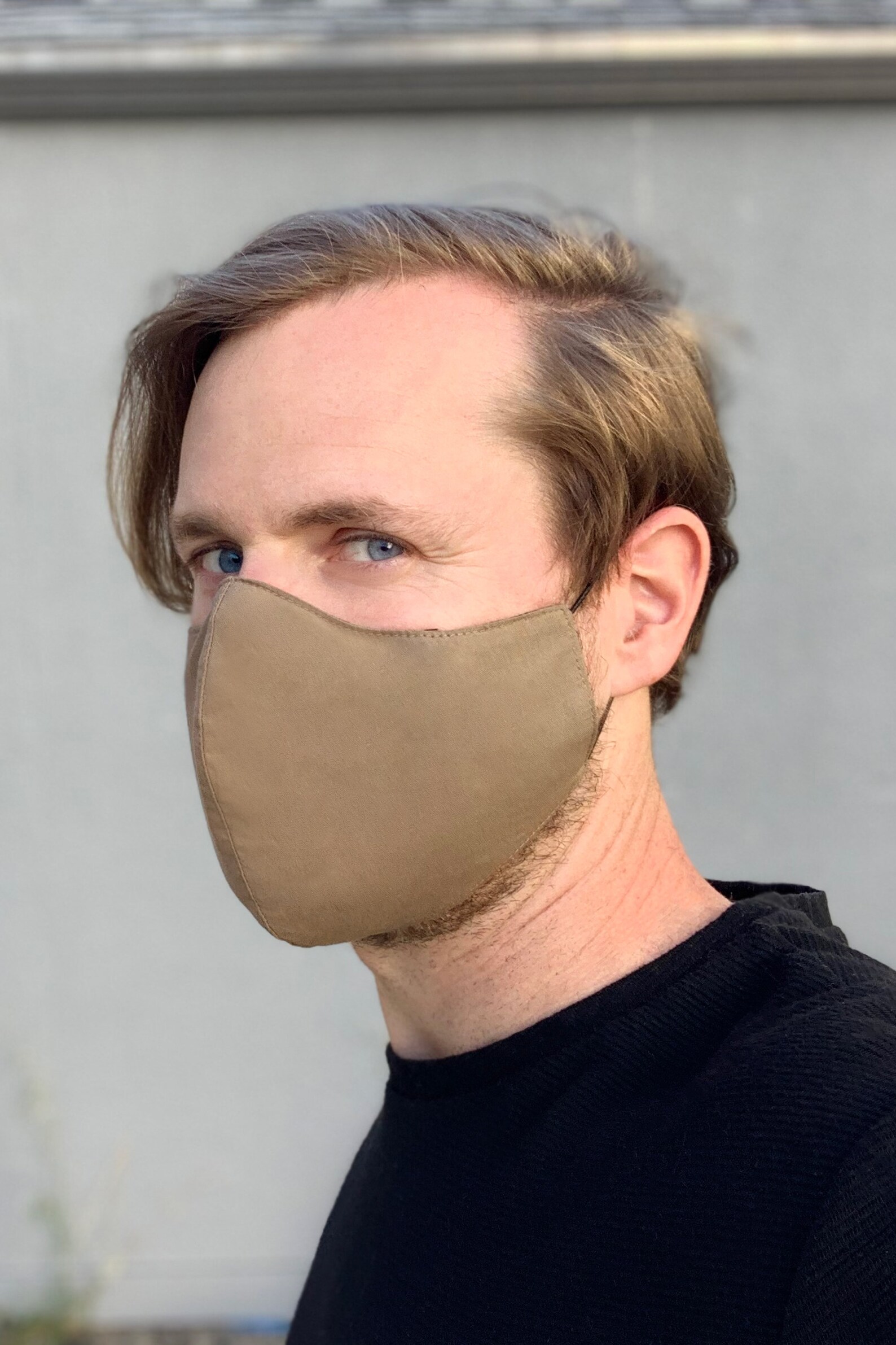 Extra Large Face Mask With Filter Cotton Facemask With Nose Etsy