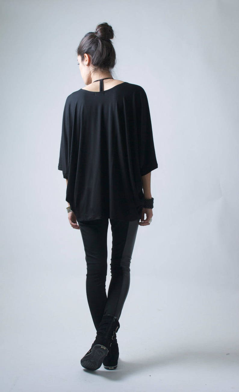 Oversized Blouse Off Shoulder Top Asymmetric Tunic Fashion Blouse Casual Top Everyday Blouse Marcellamoda MB0007